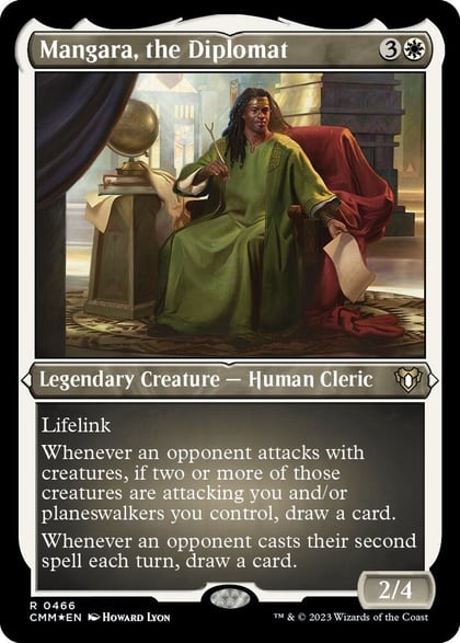Mangara, the Diplomat (Foil Etched), Commander Masters 466