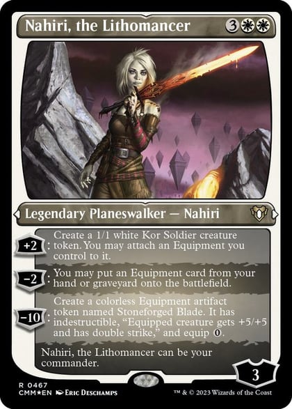 Nahiri, the Lithomancer (Foil Etched), Commander Masters 467