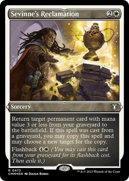 Sevinne's Reclamation (Foil Etched), Commander Masters 472