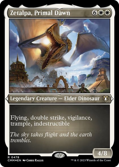 Zetalpa, Primal Dawn (Foil Etched), Commander Masters 478