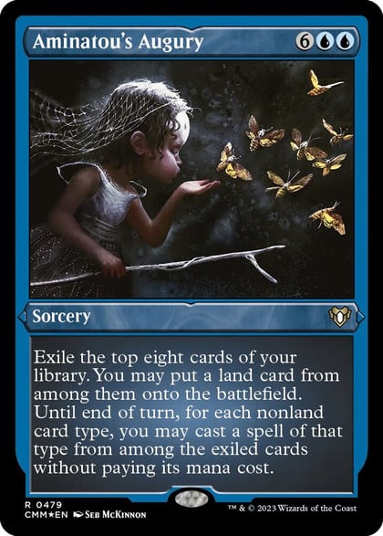 Aminatou's Augury (Foil Etched), Commander Masters 479