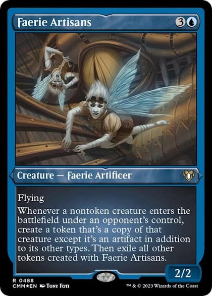 Faerie Artisans (Foil Etched), Commander Masters 488