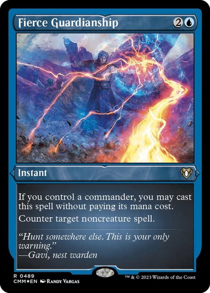 Fierce Guardianship (Foil Etched), Commander Masters 489