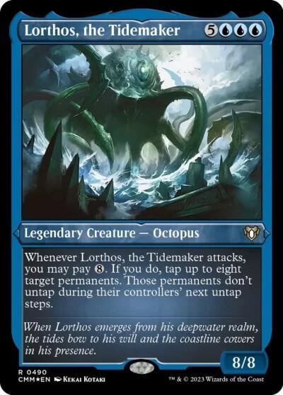 Lorthos, the Tidemaker (Foil Etched), Commander Masters 490
