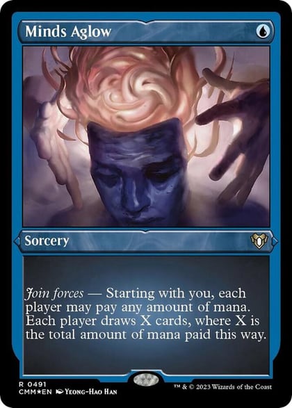 Minds Aglow (Foil Etched), Commander Masters 491