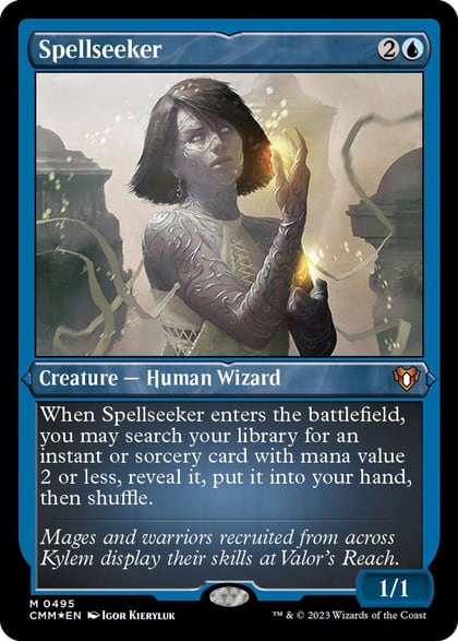 Spellseeker (Foil Etched), Commander Masters 495