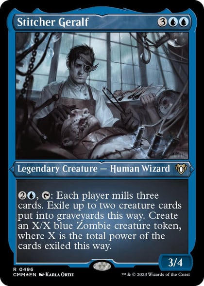 Stitcher Geralf (Foil Etched), Commander Masters 496