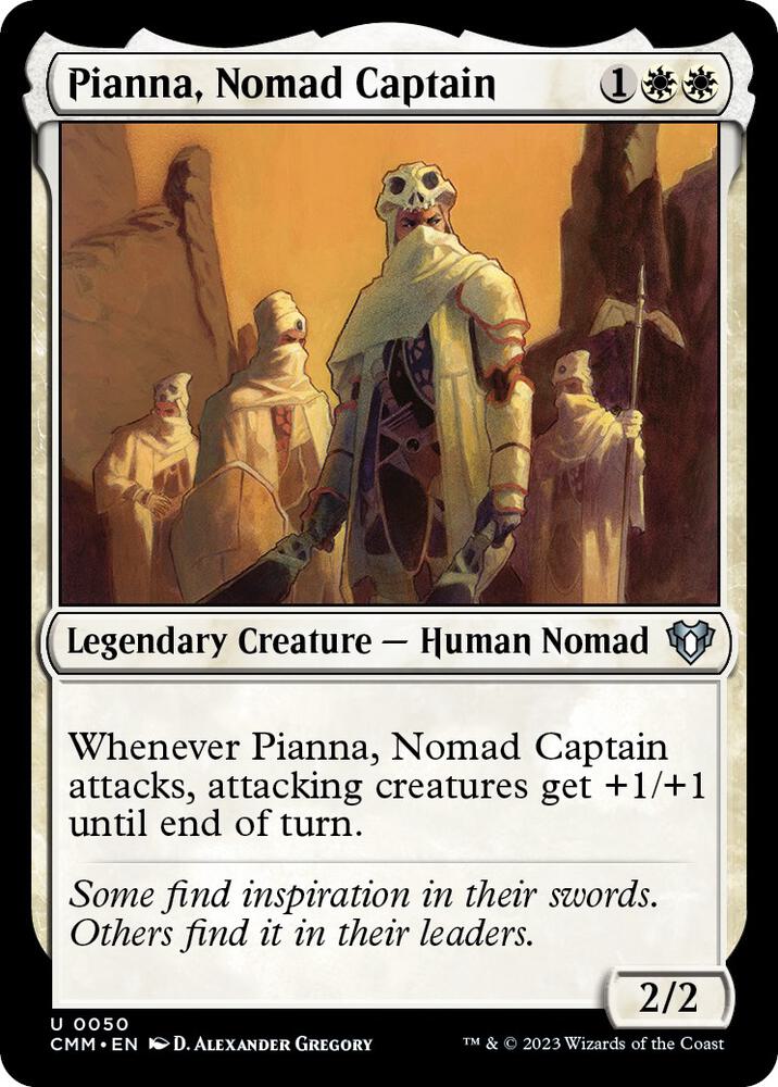 Pianna, Nomad Captain, Commander Masters 50
