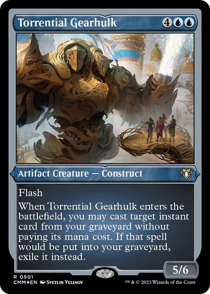 Torrential Gearhulk (Foil Etched), Commander Masters 501