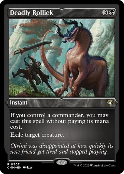 Deadly Rollick (Foil Etched), Commander Masters 507