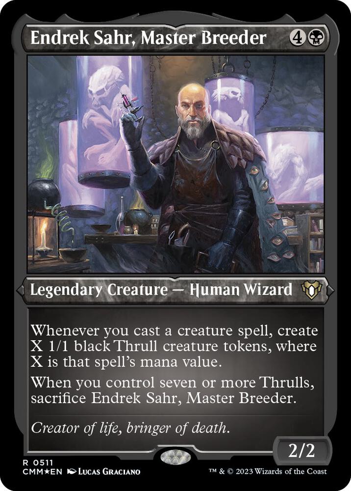 Endrek Sahr, Master Breeder (Foil Etched), Commander Masters 511