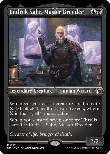 Endrek Sahr, Master Breeder (Foil Etched), Commander Masters 511