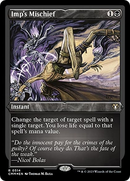Imp's Mischief (Foil Etched), Commander Masters 514