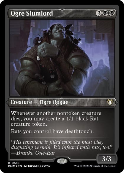 Ogre Slumlord (Foil Etched), Commander Masters 518
