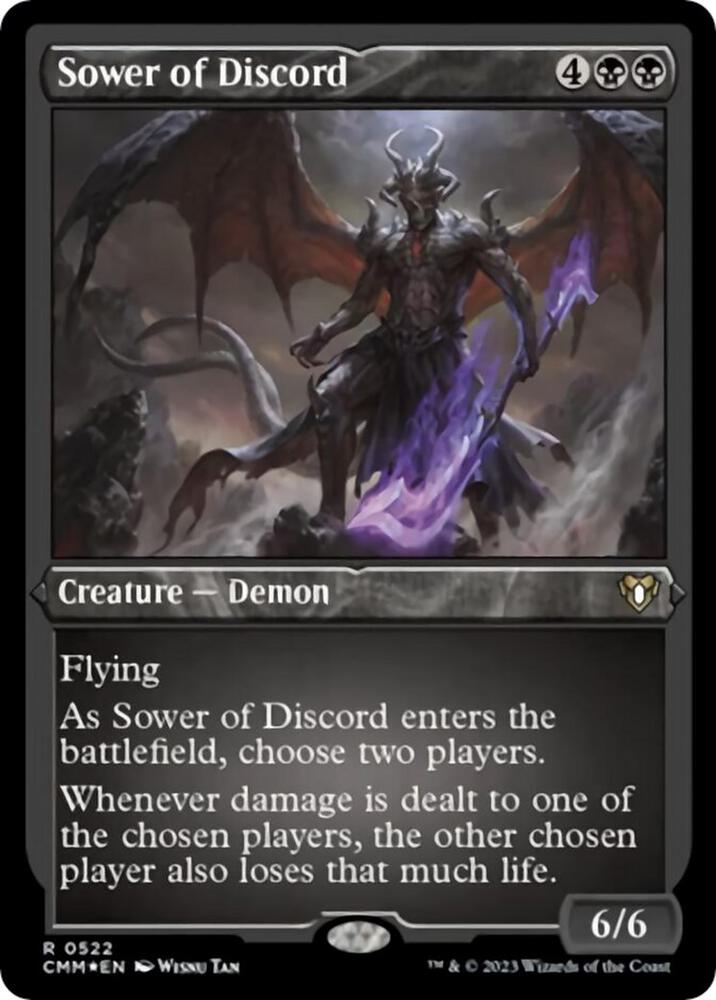 Sower of Discord (Foil Etched), Commander Masters 522