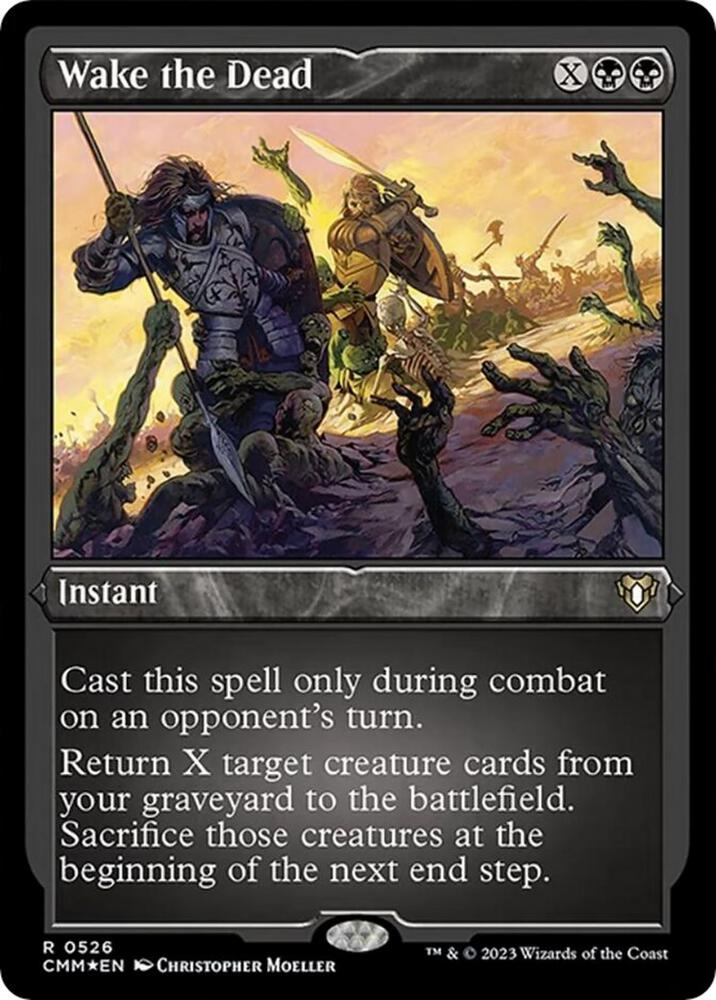 Wake the Dead (Foil Etched), Commander Masters 526