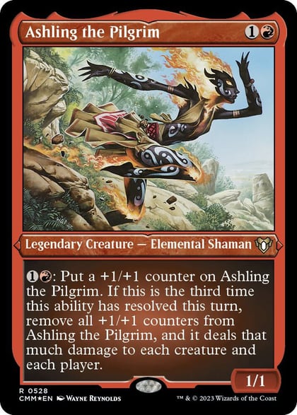 Ashling the Pilgrim (Foil Etched), Commander Masters 528