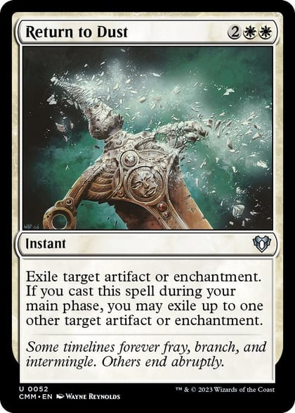 Return to Dust, Commander Masters 52