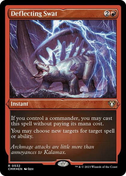 Deflecting Swat (Foil Etched), Commander Masters 532