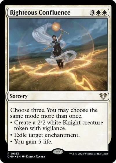 Righteous Confluence, Commander Masters 53