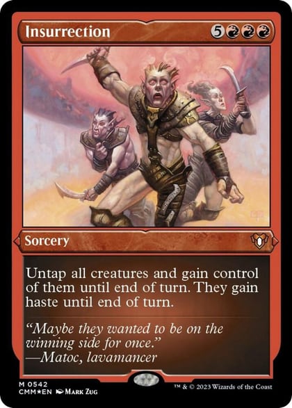 Insurrection (Foil Etched), Commander Masters 542