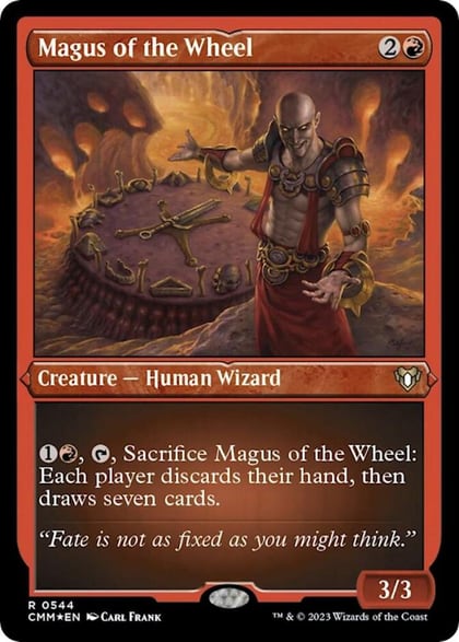Magus of the Wheel (Foil Etched), Commander Masters 544