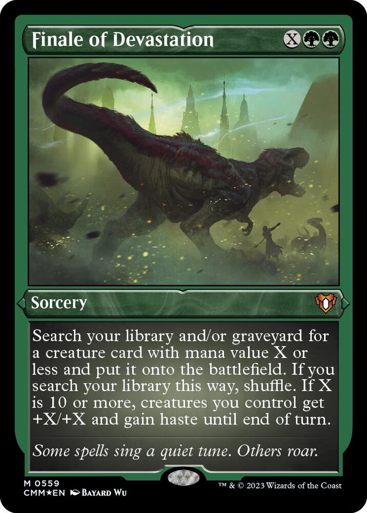Finale of Devastation (Foil Etched), Commander Masters 559