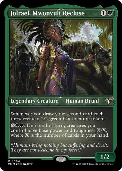 Jolrael, Mwonvuli Recluse (Foil Etched), Commander Masters 564