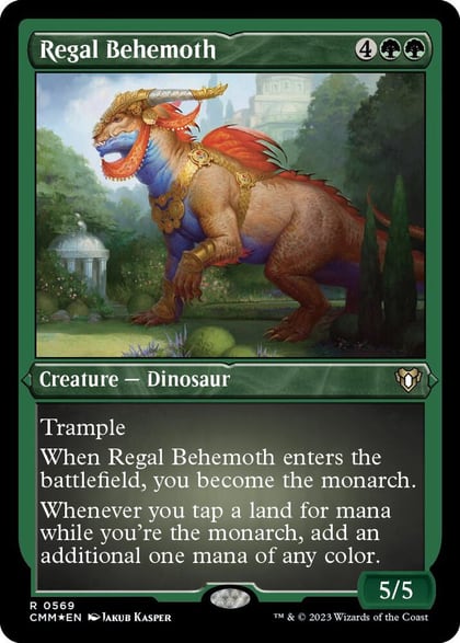 Regal Behemoth (Foil Etched), Commander Masters 569