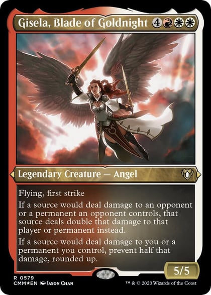 Gisela, Blade of Goldnight (Foil Etched), Commander Masters 579