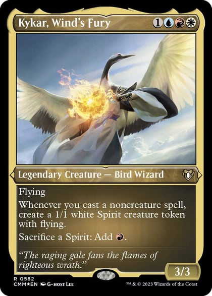 Kykar, Wind's Fury (Foil Etched), Commander Masters 582