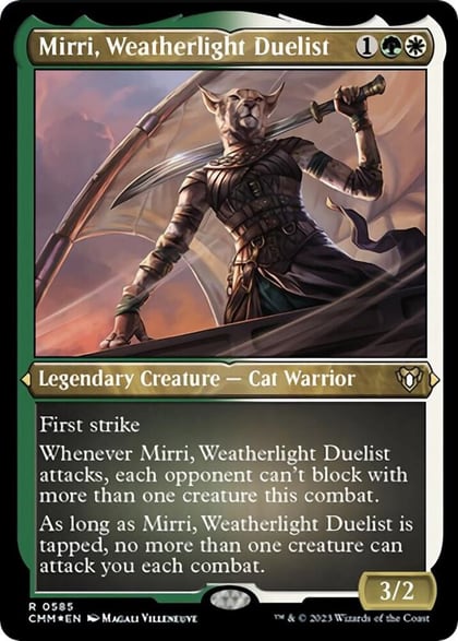 Mirri, Weatherlight Duelist (Foil Etched), Commander Masters 585