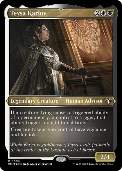 Teysa Karlov (Foil Etched), Commander Masters 593