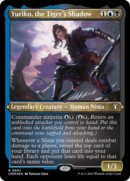 Yuriko, the Tiger's Shadow (Foil Etched), Commander Masters 597