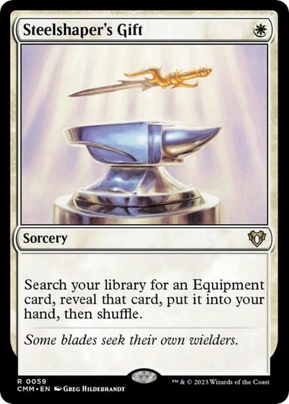 Steelshaper's Gift, Commander Masters 59