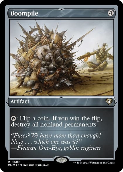 Boompile (Foil Etched), Commander Masters 600