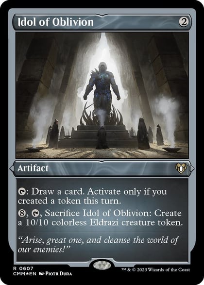 Idol of Oblivion (Foil Etched), Commander Masters 607