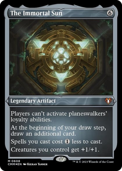 The Immortal Sun (Foil Etched), Commander Masters 608