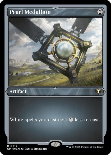 Pearl Medallion (Foil Etched), Commander Masters 612
