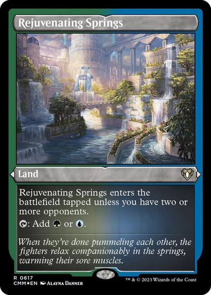 Rejuvenating Springs (Foil Etched), Commander Masters 617