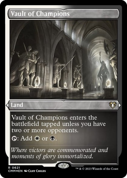 Vault of Champions (Foil Etched), Commander Masters 621