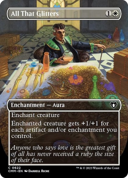 All That Glitters (Borderless), Commander Masters 622