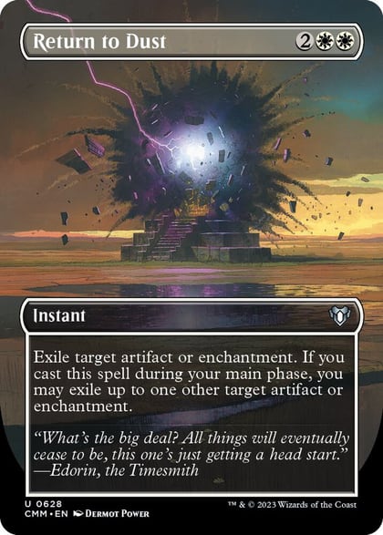 Return to Dust (Borderless), Commander Masters 628