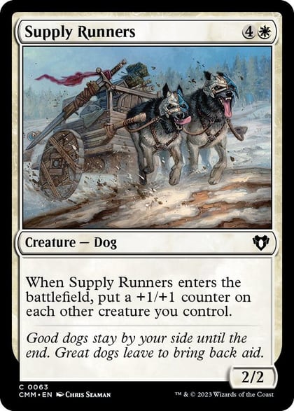 Supply Runners, Commander Masters 63