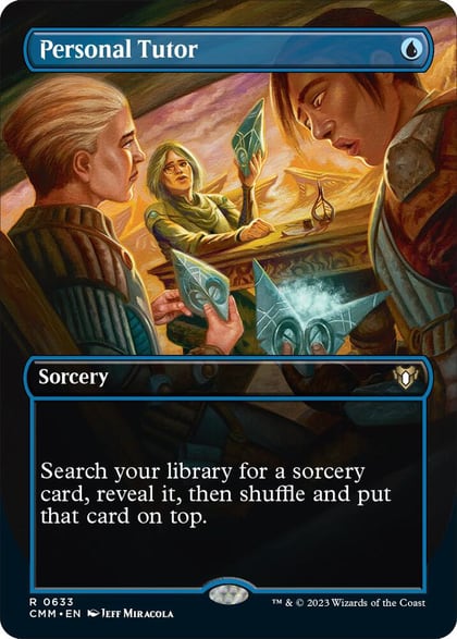 Personal Tutor (Borderless), Commander Masters 633