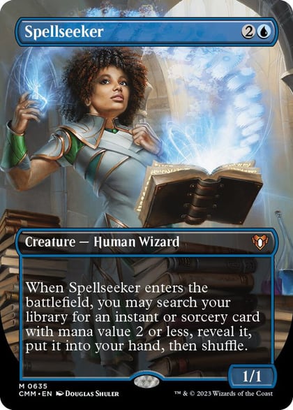 Spellseeker (Borderless), Commander Masters 635