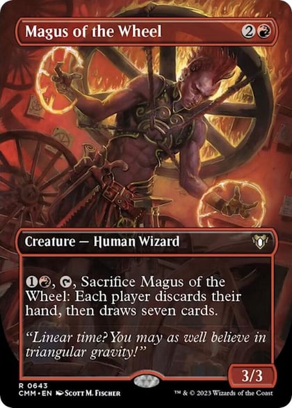 Magus of the Wheel (Borderless), Commander Masters 643
