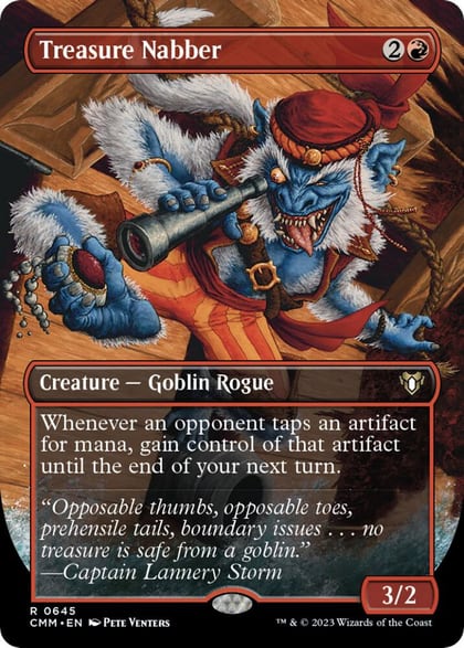 Treasure Nabber (Borderless), Commander Masters 645