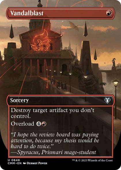 Vandalblast (Borderless), Commander Masters 646
