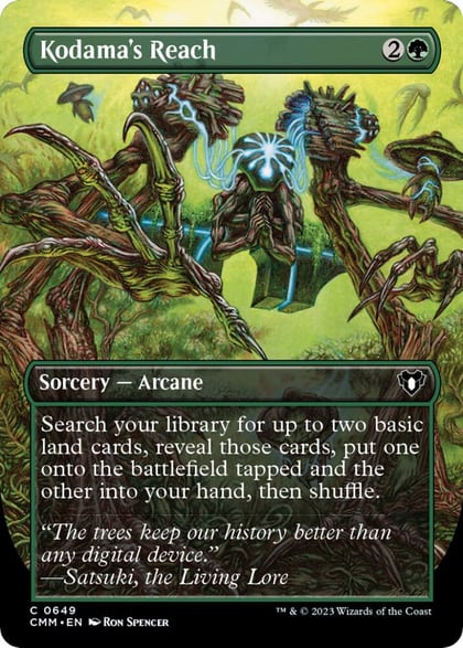 Kodama's Reach (Borderless), Commander Masters 649